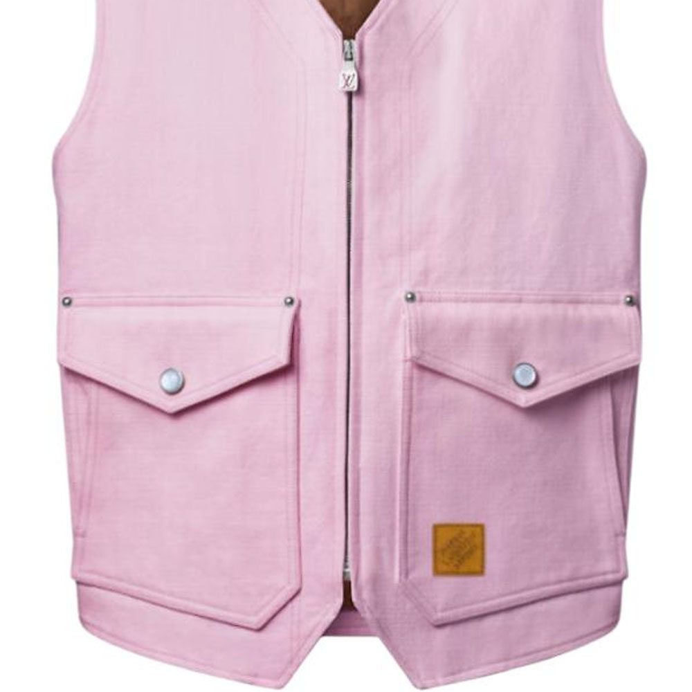Details for LOUIS VUITTON x Nigo FW25 Vest Utiliti dengan Poket Berzip 1AILVV