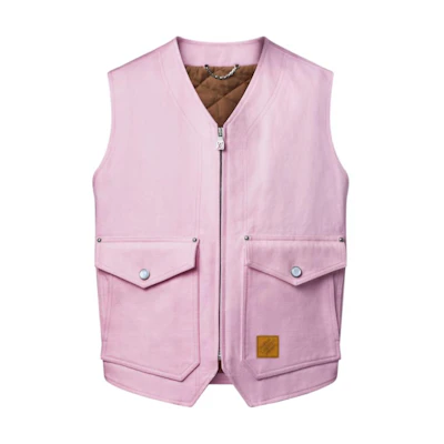 LOUIS VUITTON Nigo FW25 Utility Zip Pocket Vest for Men 1AILVR