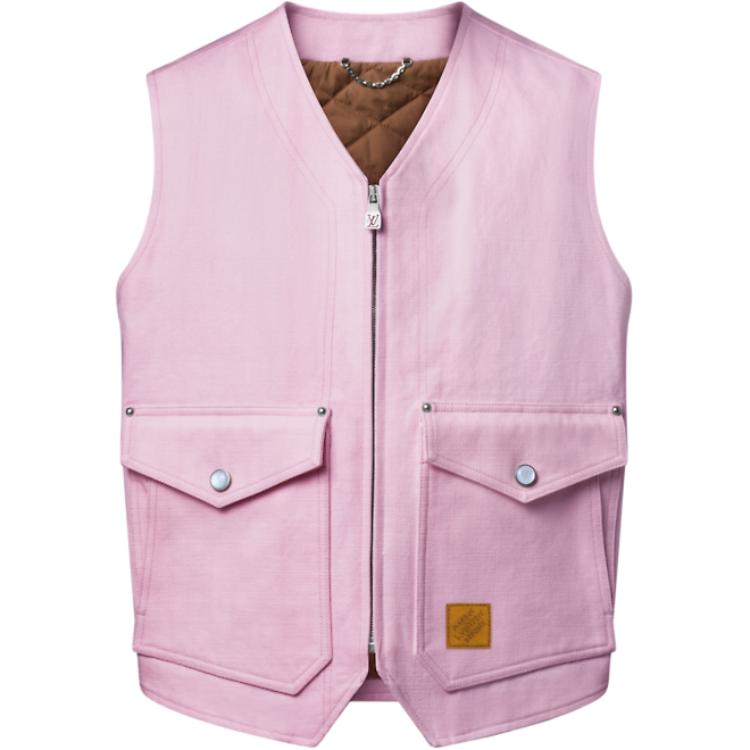 LOUIS VUITTON x Nigo FW25 Utility Zip Pocket Vest Collaboration 1AILVS