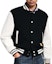Shop LOUIS VUITTON x Nigo FW25 Wool-Blend Leather Varsity Jacket for Men 1AIMWM