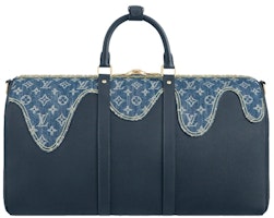 Louis Vuitton x Nigo Keepall Bandouliere 50 Monogram Biru Order Louis Vuitton x Nigo Keepall Bandouliere 50 Monogram Biru