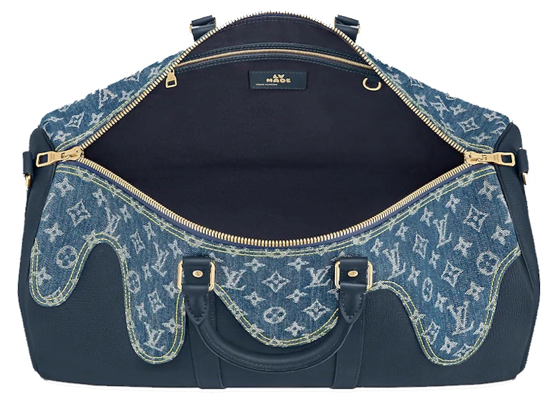 Lookbook Louis Vuitton x Nigo Keepall Bandouliere 50 Monograma Azul