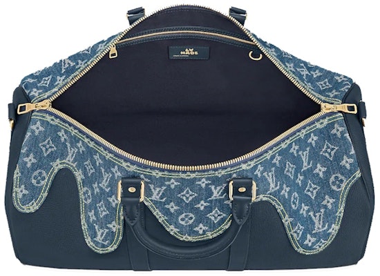 Louis Vuitton x Nigo Keepall Bandouliere 50 Monogram Blue Lookbook Louis Vuitton x Nigo Keepall Bandouliere 50 Monogram Blue