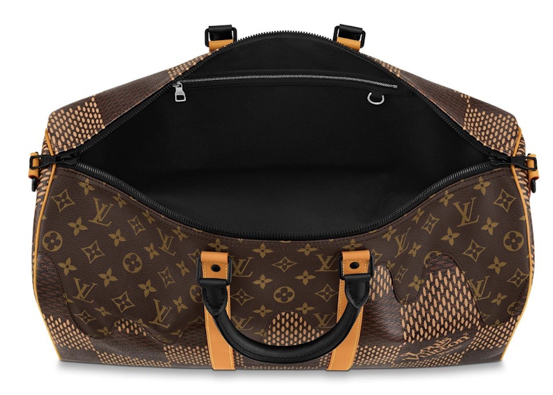 Lookbook 루이비통 x 니고 킵올 반둘리에 자이언트 다미에 에벤 50 브라운 
