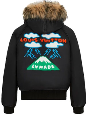 Louis Vuitton x Nigo Logo Monogram Jaket Bertudung Hitam Lelaki. 1A7X01 Buy Louis Vuitton x Nigo Logo Monogram Jaket Bertudung Hitam Lelaki. 1A7X01