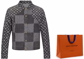 Lookbook LOUIS VUITTON x NIGO LV2 Floral Patchwork Denim Jacket Black Men’s 1A88WU