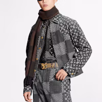 Purchase LOUIS VUITTON x NIGO LV2 Floral Patchwork Denim Jacket Black Men’s 1A88WU