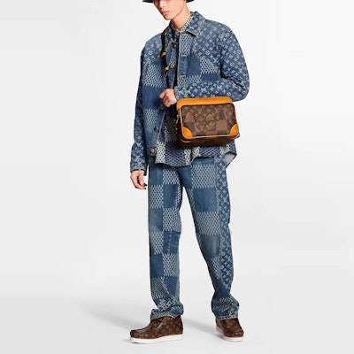 路易威登 x Nigo LV2 格紋拼接丹寧外套 海軍藍 1A7YD6 Purchase 路易威登 x Nigo LV2 格紋拼接丹寧外套 海軍藍 1A7YD6