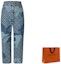 Sizing LOUIS VUITTON x NIGO LV2 Monogram Patchwork Denim Jeans Blue . 1A9GGJ