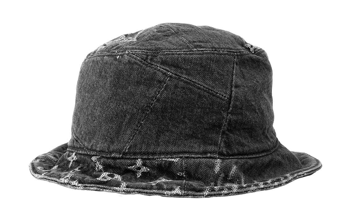 Order Topi Bucket Katun Louis Vuitton x NIGO Monogram Print Logo Patchwork. MP2746