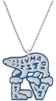 Louis Vuitton x Nigo Mountain Bear Necklace Silver Louis Vuitton x Nigo Mountain Bear Necklace Silver