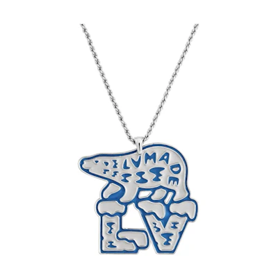 Louis Vuitton x Nigo Mountain Bear Necklace Silver