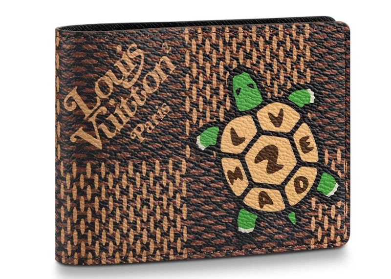 Louis Vuitton x Nigo Multiple Wallet Damier Ebene Giant Brown