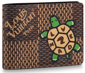 Louis Vuitton x Nigo Dompet Multiple Damier Ebene Giant Coklat Buy Louis Vuitton x Nigo Dompet Multiple Damier Ebene Giant Coklat