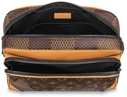 路易威登 x Nigo Nil 邮差包大香格棕色棋盘格 Lookbook 路易威登 x Nigo Nil 邮差包大香格棕色棋盘格