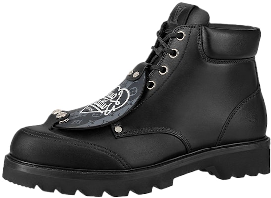 Louis Vuitton x Nigo Oberkampf Ankle Boots 'Black' 1A9ICR Buy Louis Vuitton x Nigo Oberkampf Ankle Boots 'Black' 1A9ICR