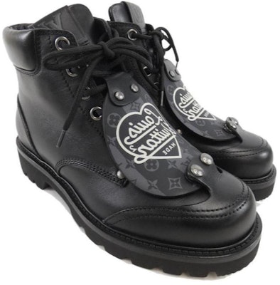 Louis Vuitton x Nigo Oberkampf Ankle Boots 'Black' 1A9ICR Order Louis Vuitton x Nigo Oberkampf Ankle Boots 'Black' 1A9ICR