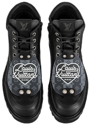 Louis Vuitton x Nigo Oberkampf Ankle Boots 'Black' 1A9ICR Lookbook Louis Vuitton x Nigo Oberkampf Ankle Boots 'Black' 1A9ICR