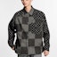Shop Camisa Negra Louis Vuitton x Nigo Patchwork 1A7YGE
