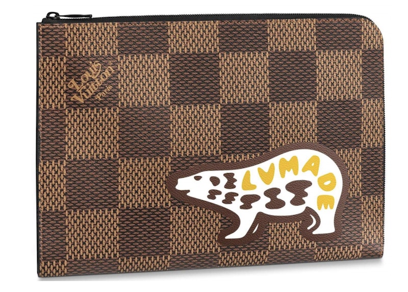 Louis Vuitton x Nigo Pochette Jour Damier Ebene Giant GM Brown