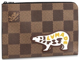 Louis Vuitton x Nigo Pochette Jour Damier Ebene Giant GM Brown Louis Vuitton x Nigo Pochette Jour Damier Ebene Giant GM Brown