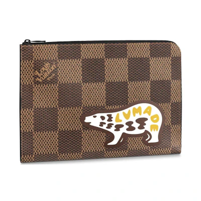 Louis Vuitton x Nigo Pochette Jour Damier Ebene Giant GM Brown