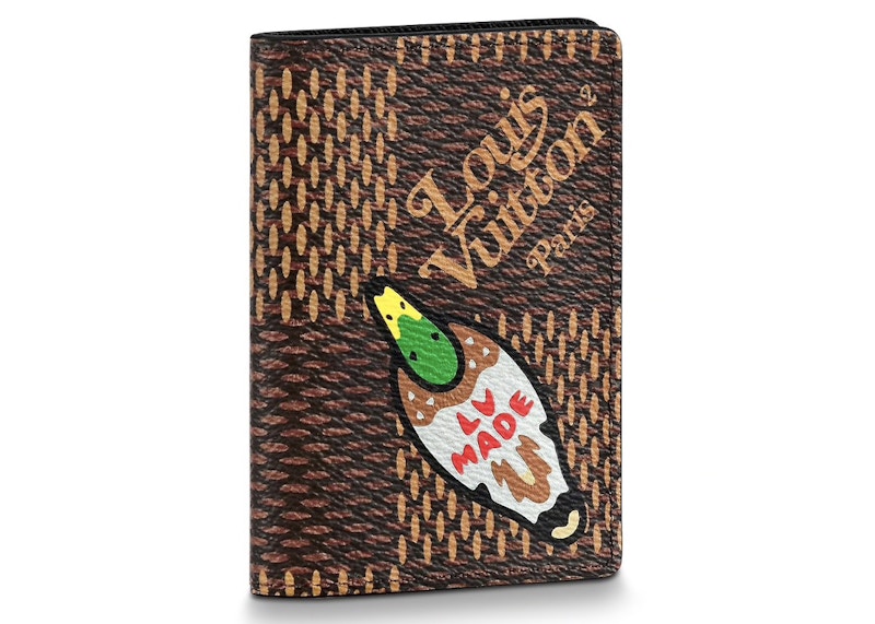 Louis Vuitton x Nigo Pocket Organizer Damier Ebene Giant Brown