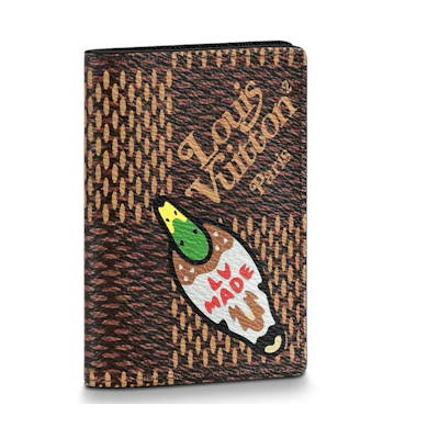 Louis Vuitton x Nigo Pocket Organizer Damier Ebene Giant Brown