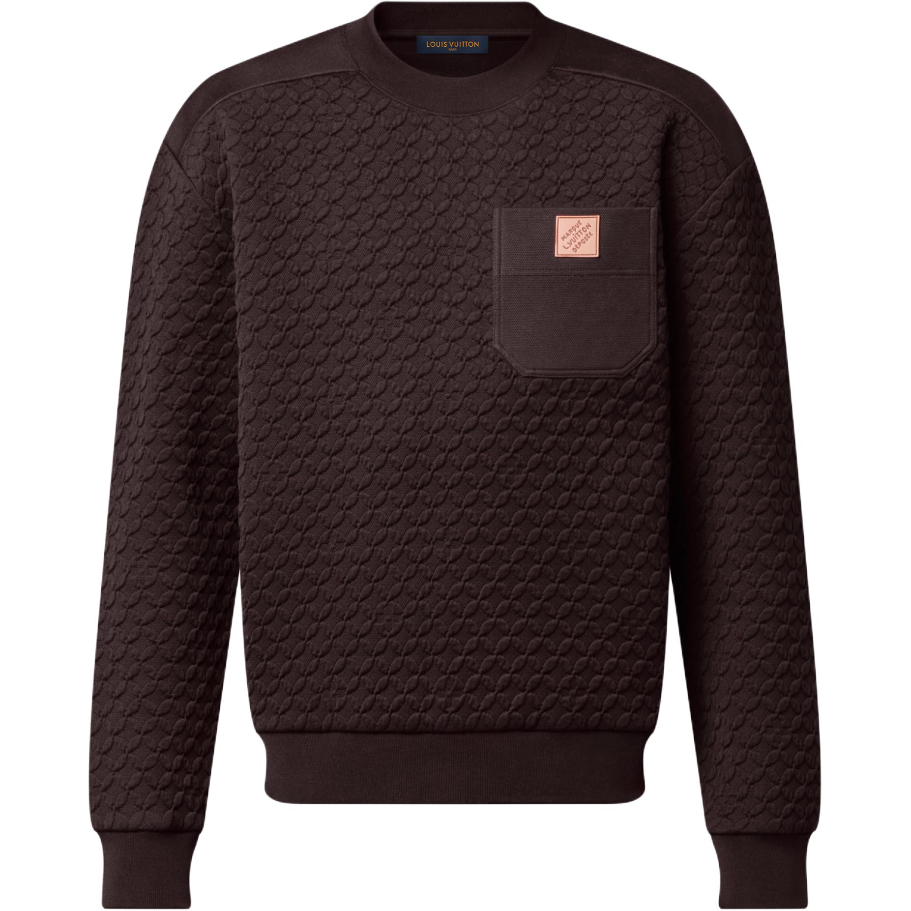 Louis Vuitton Nigo Quilted Pocket Crewneck Sweatshirt FW25 - 1AIMLK
