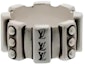 Order LOUIS VUITTON x Nigo Silver Engraved Unisex Couple Ring M1774S