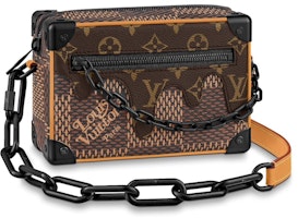 Louis Vuitton x Nigo Soft Trunk Damier Ebene Giant Mini Brown Louis Vuitton x Nigo Soft Trunk Damier Ebene Giant Mini Brown