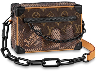 Louis Vuitton x Nigo Soft Trunk Damier Ebene Gergasi Mini Coklat Buy Louis Vuitton x Nigo Soft Trunk Damier Ebene Gergasi Mini Coklat