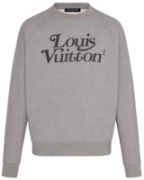 Louis Vuitton x Nigo Squared Grey Unisex Pullover Sweatshirt Casualwear 1A7X6Z Louis Vuitton x Nigo Squared Grey Unisex Pullover Sweatshirt Casualwear 1A7X6Z