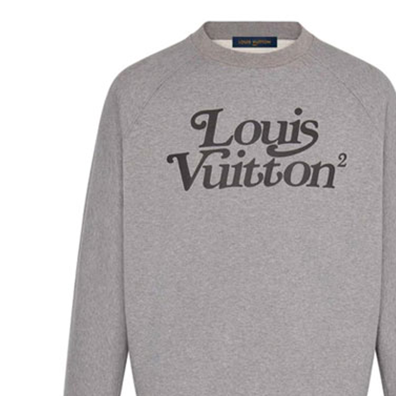 Cheap 루이비통 x 니고 스퀘어드 그레이 유니섹스 풀오버 스웨트셔츠 캐주얼웨어 1A7X6Z