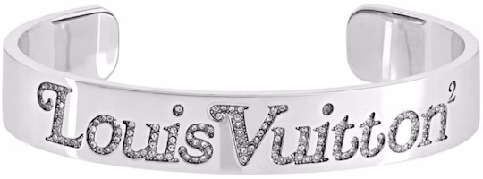 Louis Vuitton x Nigo Squared Strass Bracelet Silver Louis Vuitton x Nigo Squared Strass Bracelet Silver