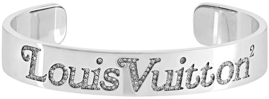 Louis Vuitton x Nigo Squared Strass Bracelet Silver Buy Louis Vuitton x Nigo Squared Strass Bracelet Silver