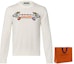 Cheap Sweatshirt Lelaki LOUIS VUITTON x NIGO SS22 Double Dragon Graphic Putih. 1A9GO3