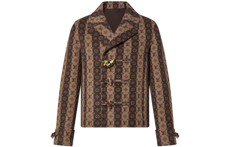 LOUIS VUITTON NIGO SS22 LV2 Monogram Short Coat Brown Jacket. 1A9K2E 圖 2