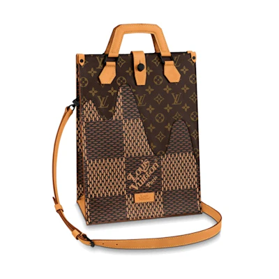 Louis Vuitton x Nigo Tote Damier Ebene Giant Mini Brown