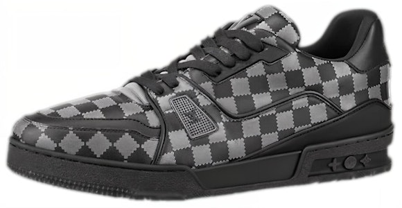 Nigo x LOUIS VUITTON 休閒 時尚板鞋 男款 黑灰 Buy Nigo x LOUIS VUITTON 休閒 時尚板鞋 男款 黑灰