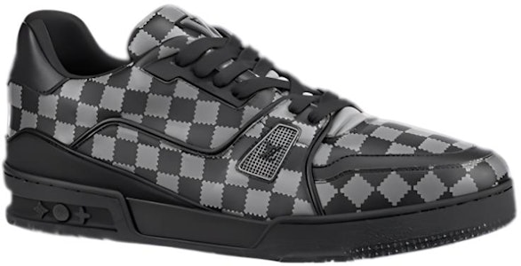 Nigo x LOUIS VUITTON 休閒 時尚板鞋 男款 黑灰 Order Nigo x LOUIS VUITTON 休閒 時尚板鞋 男款 黑灰