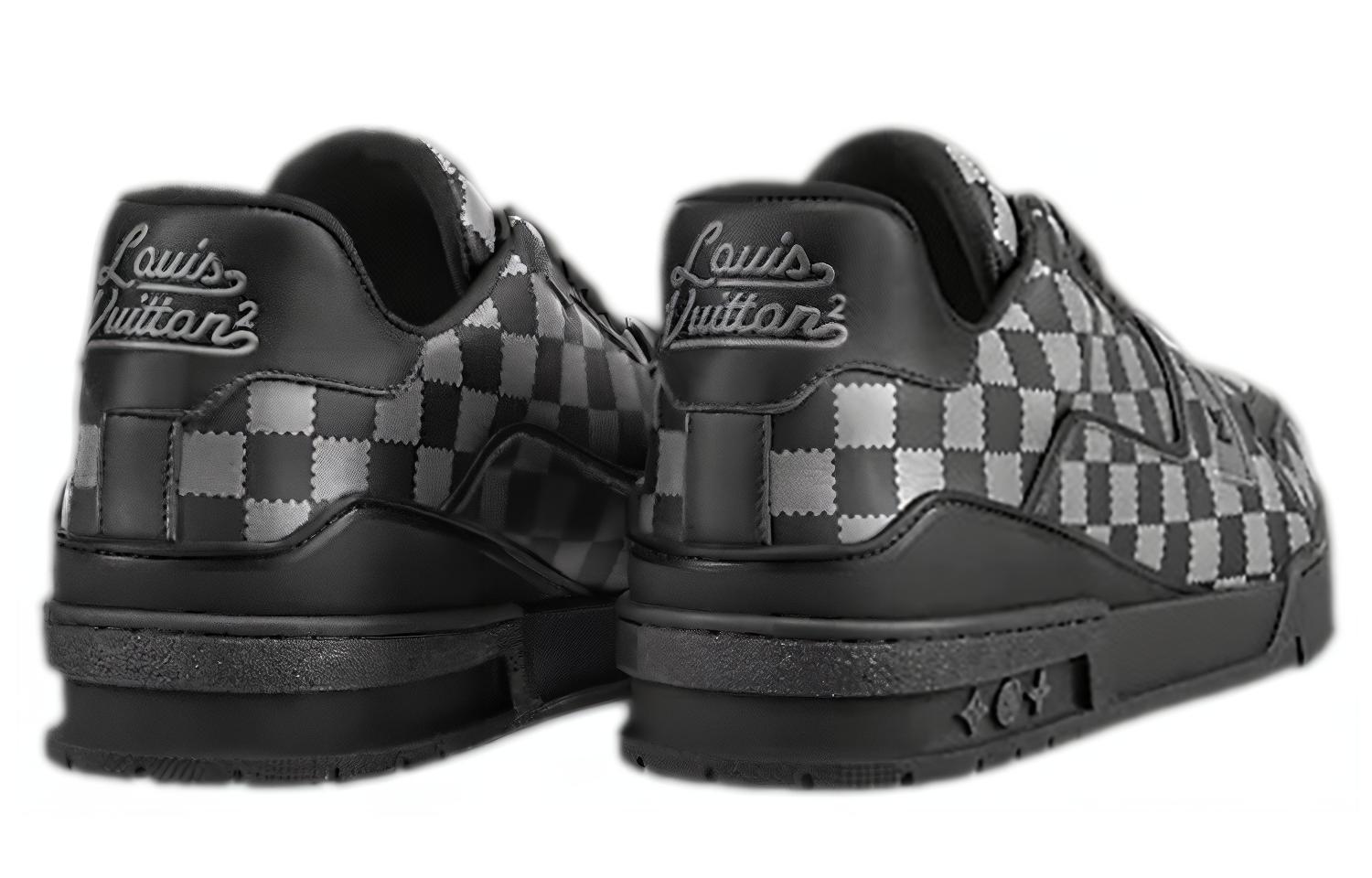 Shop ルイ・ヴィトン×NIGO グレープラッドスニーカー 1A9J7N