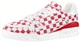 Buy Louis Vuitton x Nigo Kasut 'Merah Putih Kotak-kotak' 1A9J85