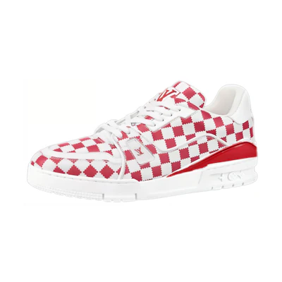 LV Nigo Trainers 'Red White Plaid'