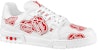 Louis Vuitton x Nigo Trainers 'Putih dengan Logo Hati Merah' 1A9JAD