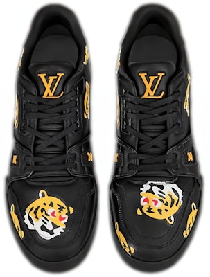 Louis Vuitton x Nigo Trainers 'White with Tiger Monogram' 1A9JBI Lookbook Louis Vuitton x Nigo Trainers 'White with Tiger Monogram' 1A9JBI