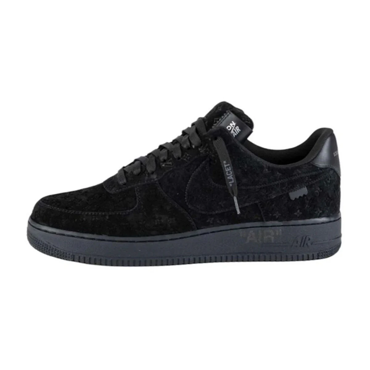 Buy Nike Air Force 1 Low x LOUIS VUITTON LV Black 1A9VD7 Novelship