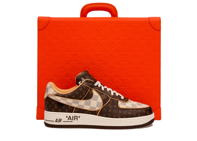 Order Louis Vuitton x Nike Air Force 1 Low ''Monogram Marron Damier Azur''