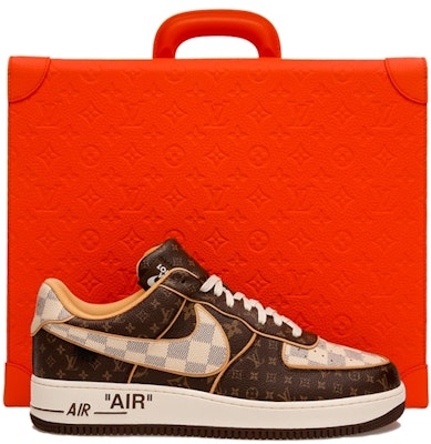 路易威登 x 耐吉空军一号低帮 'Monogram 棕色 Damier Azur' Order 路易威登 x 耐吉空军一号低帮 'Monogram 棕色 Damier Azur'