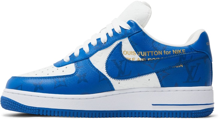 Louis Vuitton x Nike Air Force 1 Low 'White Royal' 1A9VAS Lookbook Louis Vuitton x Nike Air Force 1 Low 'White Royal' 1A9VAS